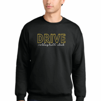 405DRIVE Gildan SF000 Soft Style Black Sweatshirt DriveVC